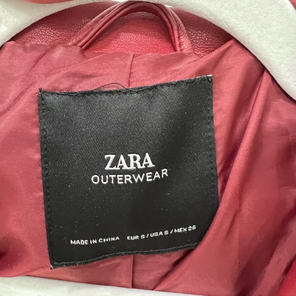 Zara Faux Leather Jacket - Picture 3 of 3